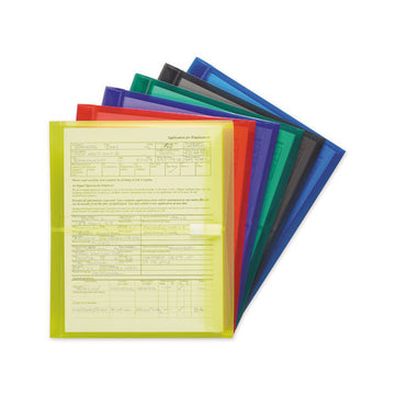 Smead® Poly Side-load Envelopes, Fold Flap Closure, 9.75 X 11.63, Assorted, 6-pack freeshipping - TVN Wholesale